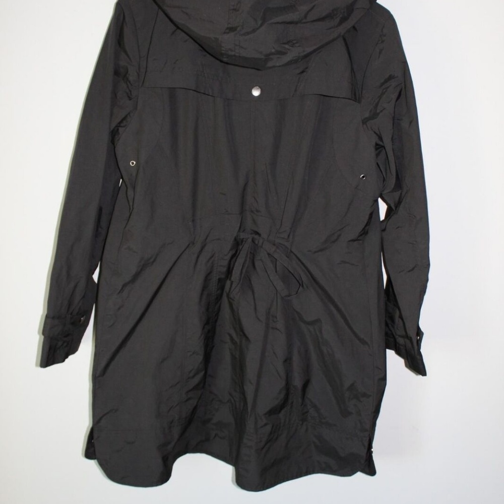 Cole Haan Back Bow Packable Hooded Raincoat HW5198 - Picture 4 of 5